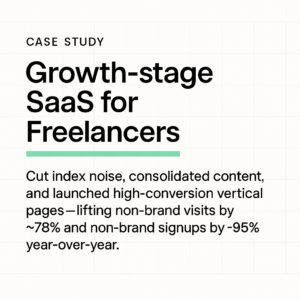 Growth-stage SaaS for Freelancers